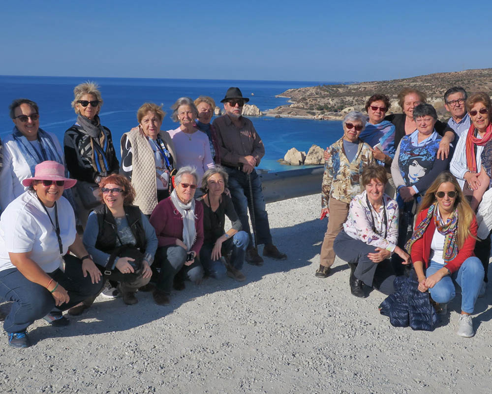 Viatges en grup, Xipre, tardor 2016, Petra tou Romiou, lloc on va néixer Afrodita, mar, Mitic Viatges